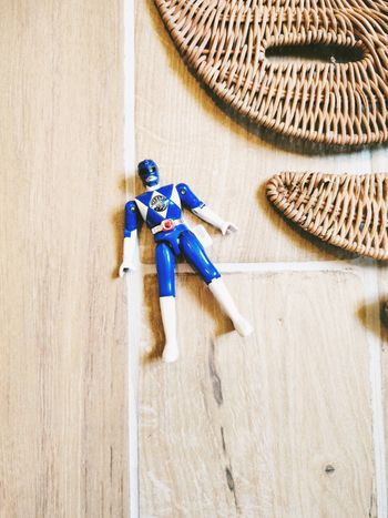 🙅 Power rangers mighty morphin figurine ranger bleu année 1993