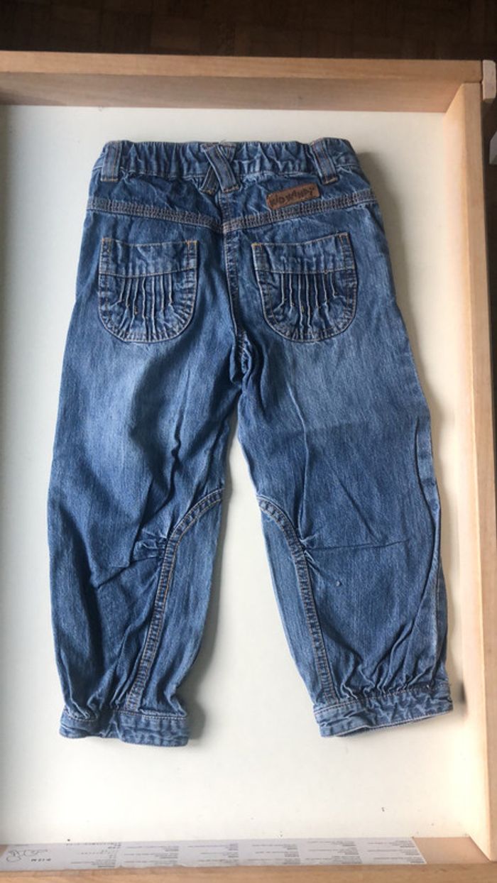 Jean saroual bleu kidkainai 3 ans - photo numéro 3