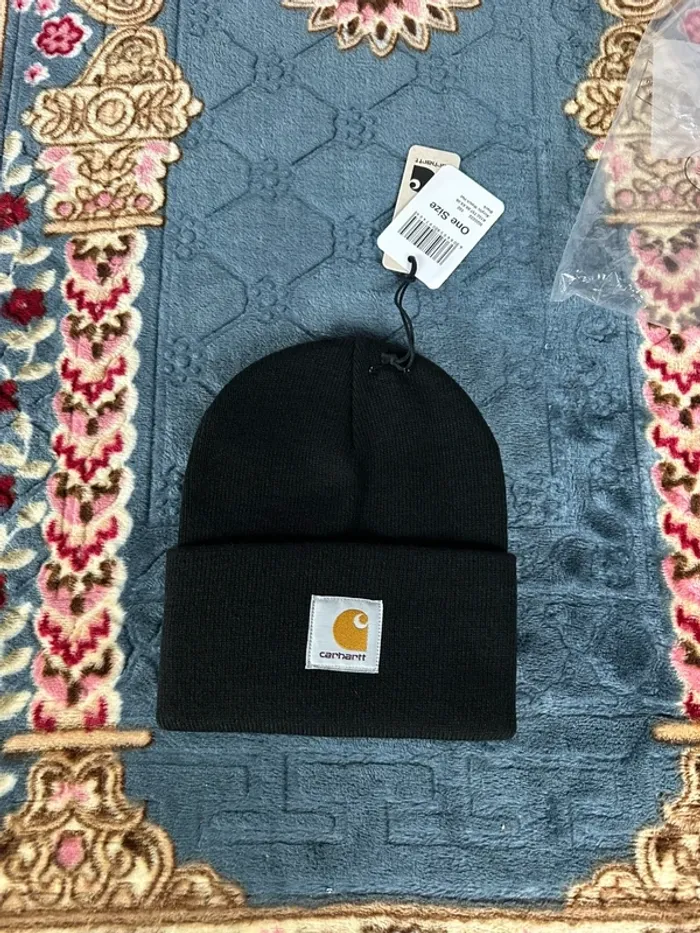 Bonnet Carhartt noir en taille unique