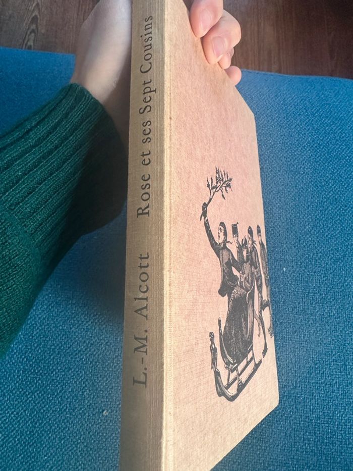 Livre ancien La Petite Rose, ses six tantes et ses sept cousins Alcott guilde des jeunes Lausanne - photo numéro 2