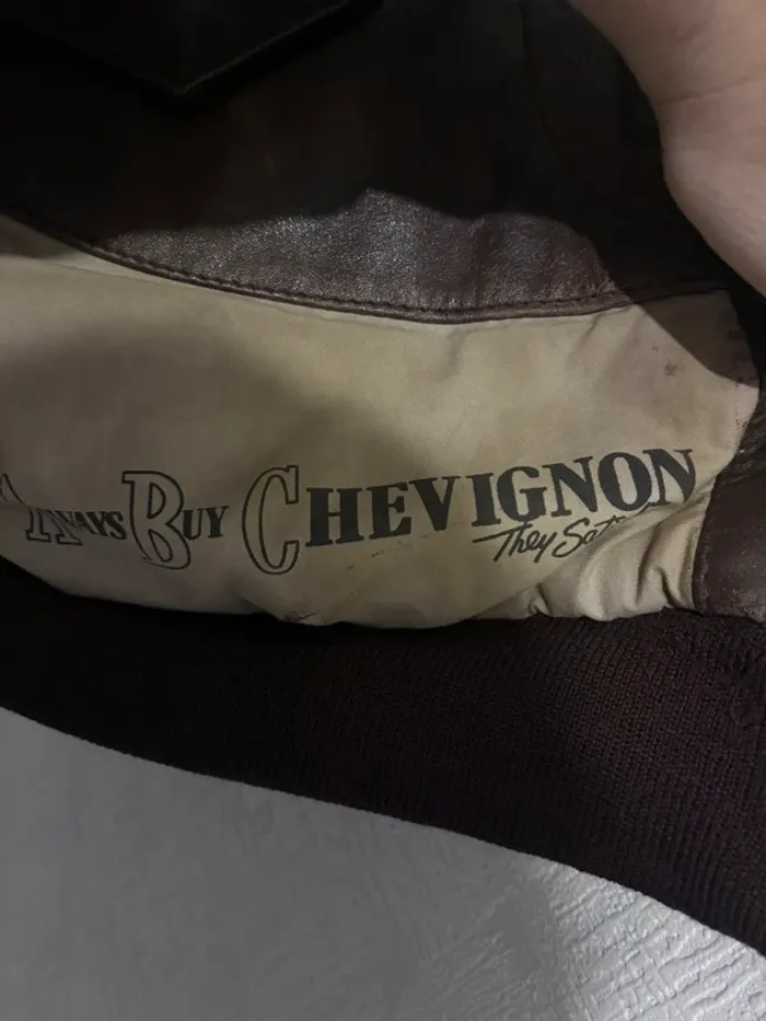 Blouson en cuir Chevignon - photo numéro 4