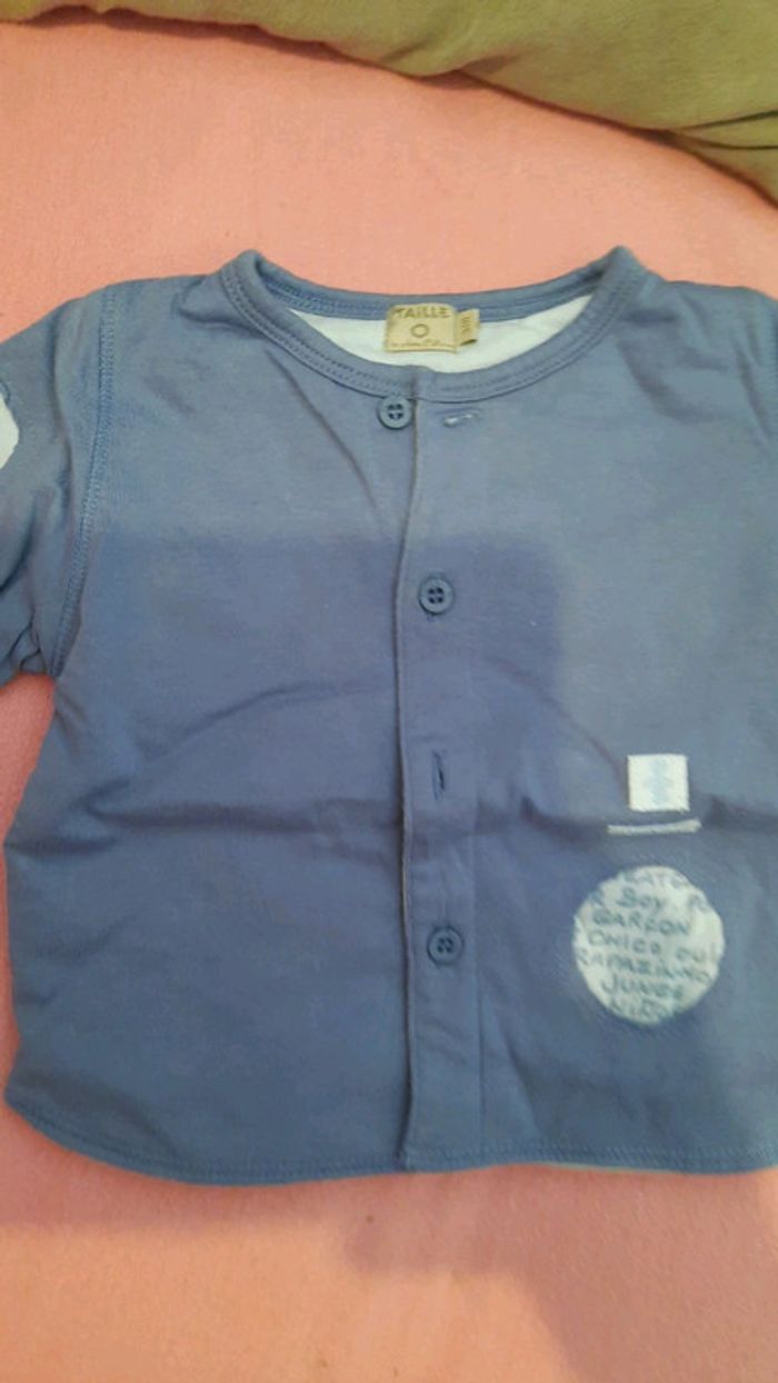 Gilet bleu - photo numéro 3