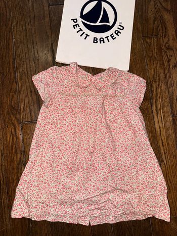 Robe petit bateau à col 6 mois