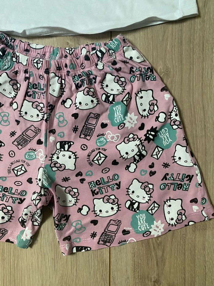 Pyjama short fille hello kitty 8/10 ans - photo numéro 3