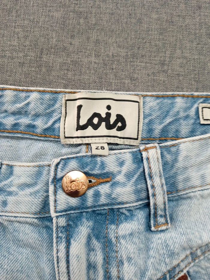 C63 jupe jeans bleu Lois W28 - photo numéro 3
