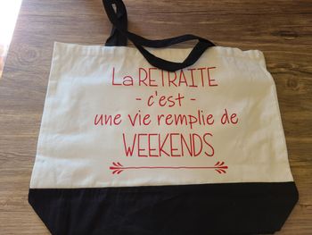 sac la retraite est une vie remplie de week end !