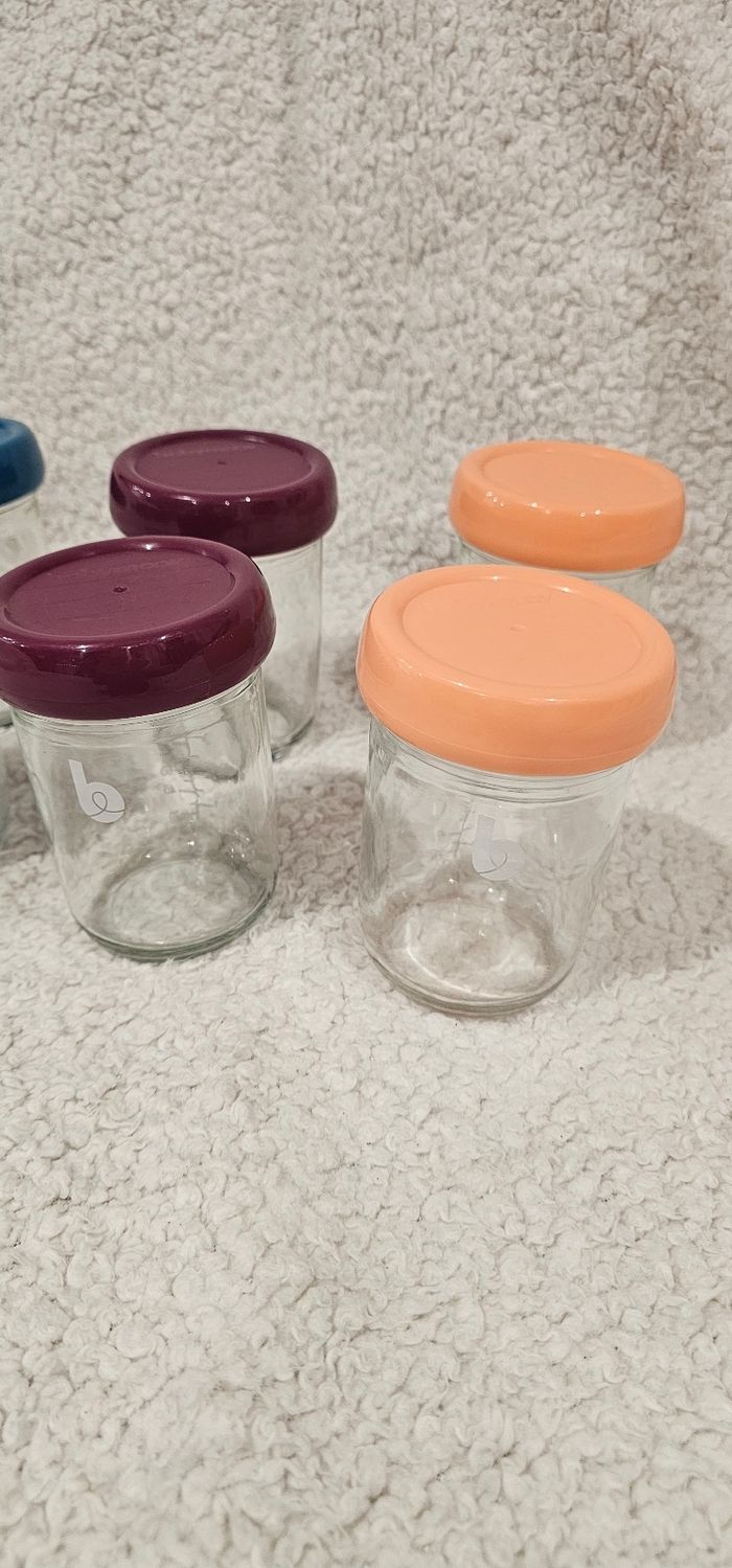 Lot de 8 grands pot en verre Babybols babymoov - photo numéro 3