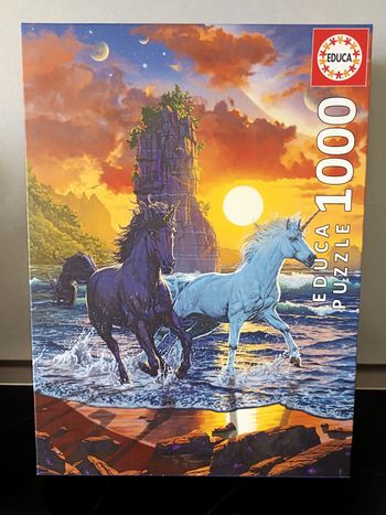 Puzzle " Licornes sur la plage "