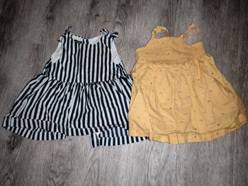 2 robes d'été fille 3 mois
