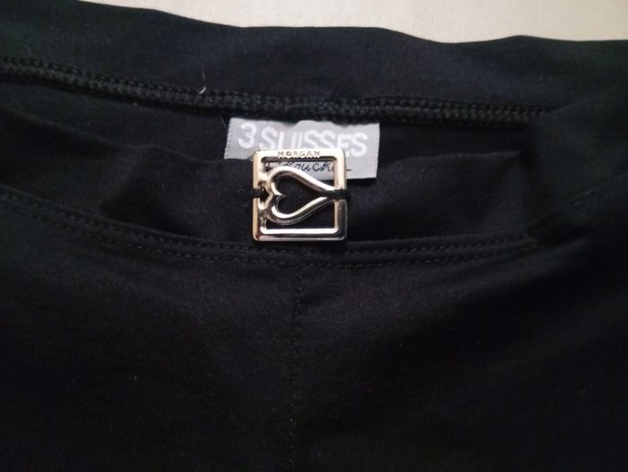 🌺 pantalon neuf Morgan avec le petit coeur argenté à la taille seulement 14 eur 🌺 - photo numéro 3