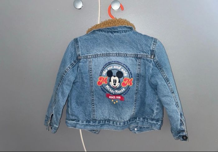 Veste en jeans chaude Mickey 4 ans