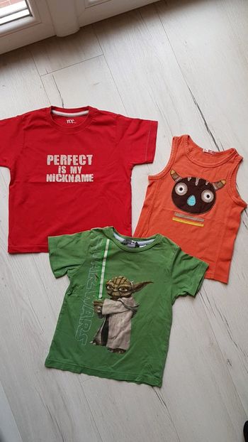 Lot de 3 tee shirts garçon été 3ans