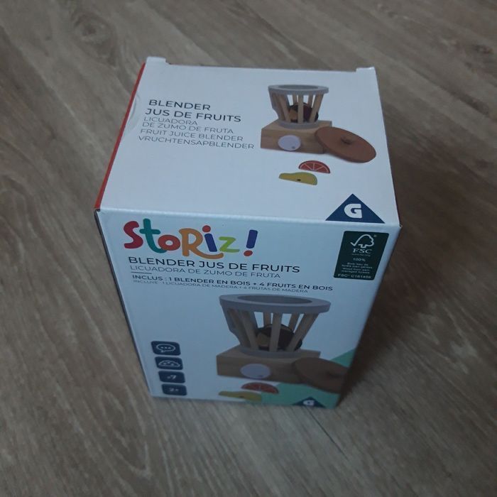 Jouet en bois blender jus de fruits NEUF - photo numéro 2