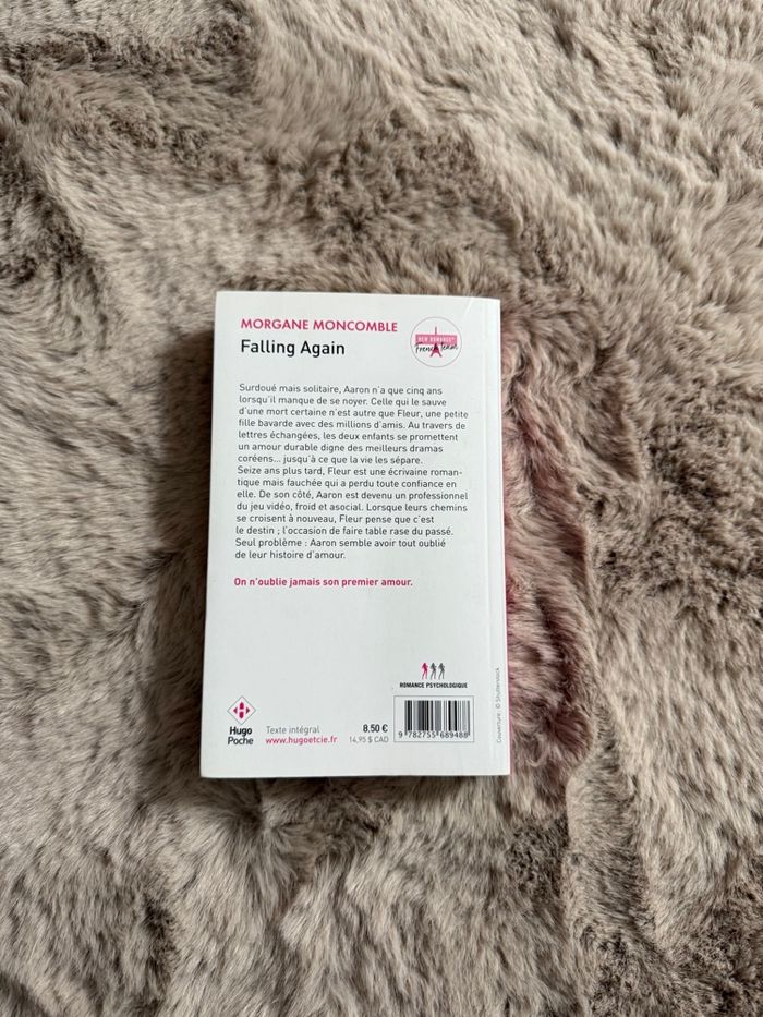Livre new romance Falling Again Morgane Moncomble - photo numéro 3