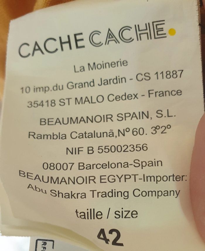 💜 Robe taille 42 XL Cache cache #emyfleury_42femme - photo numéro 4