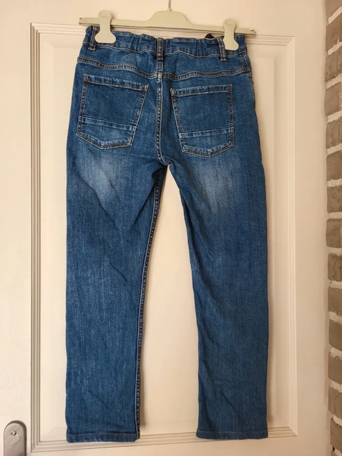 Jean slim bleu Kiabi - parfait état - photo numéro 5
