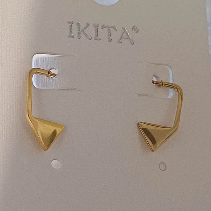 Boucles d'oreilles ikita en acier inoxydable
