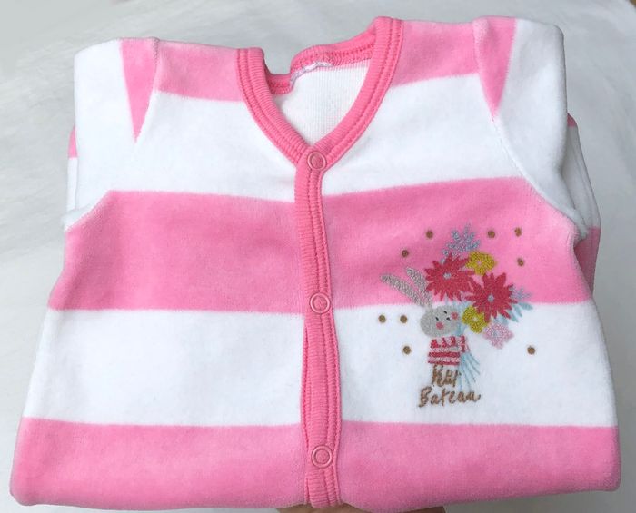 Pyjama velours Petit Bateau Naissance