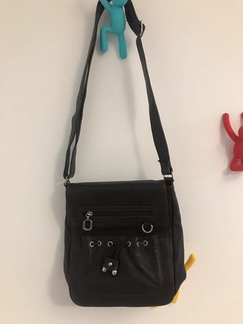 Sac porté épaule Fuchsia marron