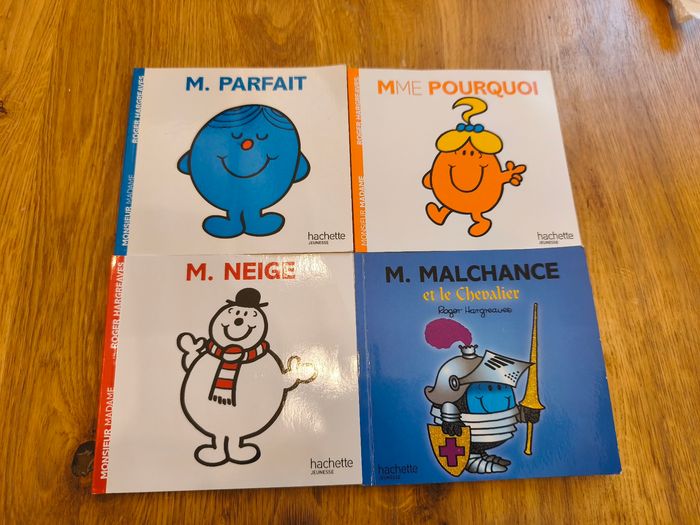 Lot de 4 livres Monsieur Madame