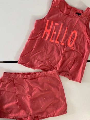 Ensemble IKKS 12 ans jupe short