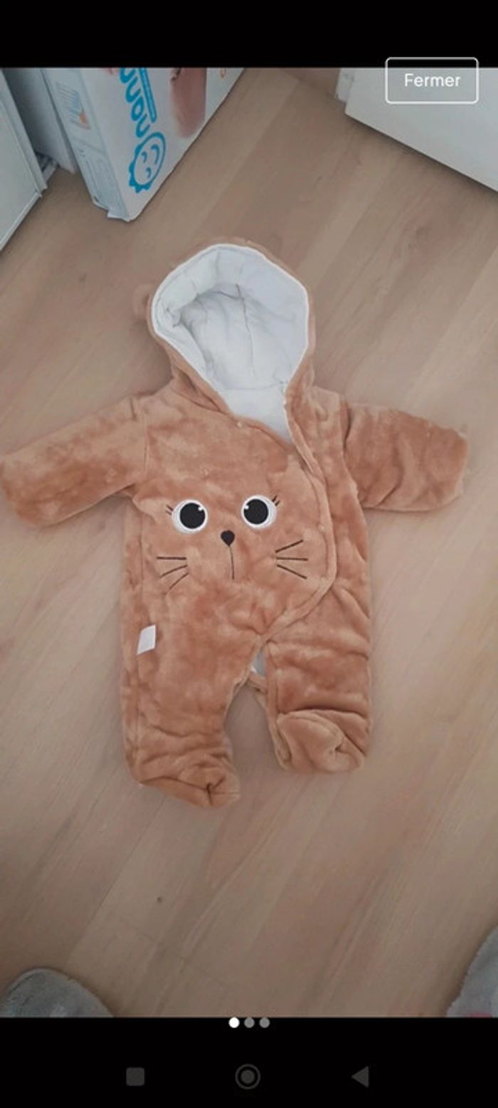 🐱 Combinaison chaude et douce