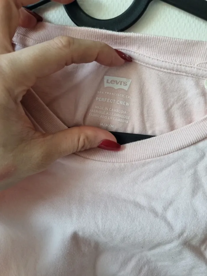 t-shirt levi's rose pale - photo numéro 4