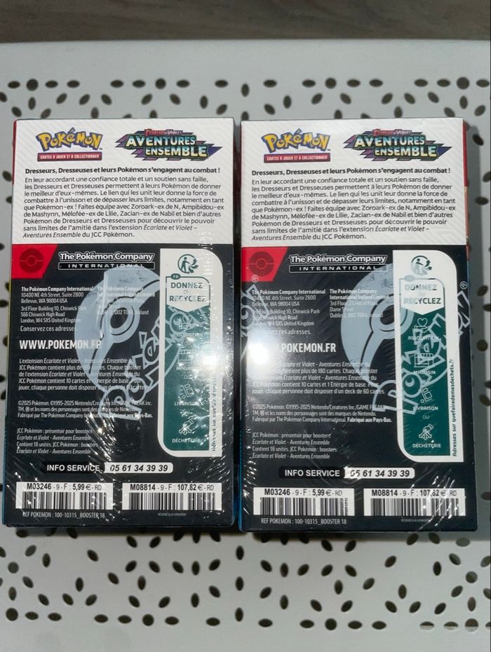 Lot De 2 Demi Display - Aventures Ensembles - EV 09 - Neuf / Scellé 🇫🇷 - photo numéro 3