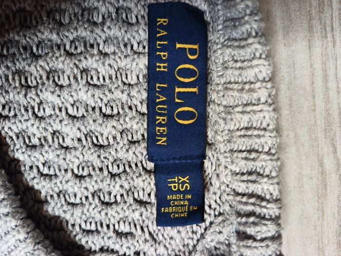 Pull Polo Ralph Lauren Academy - Maille Torsadée - Gris Chiné - Taille XS - photo numéro 3