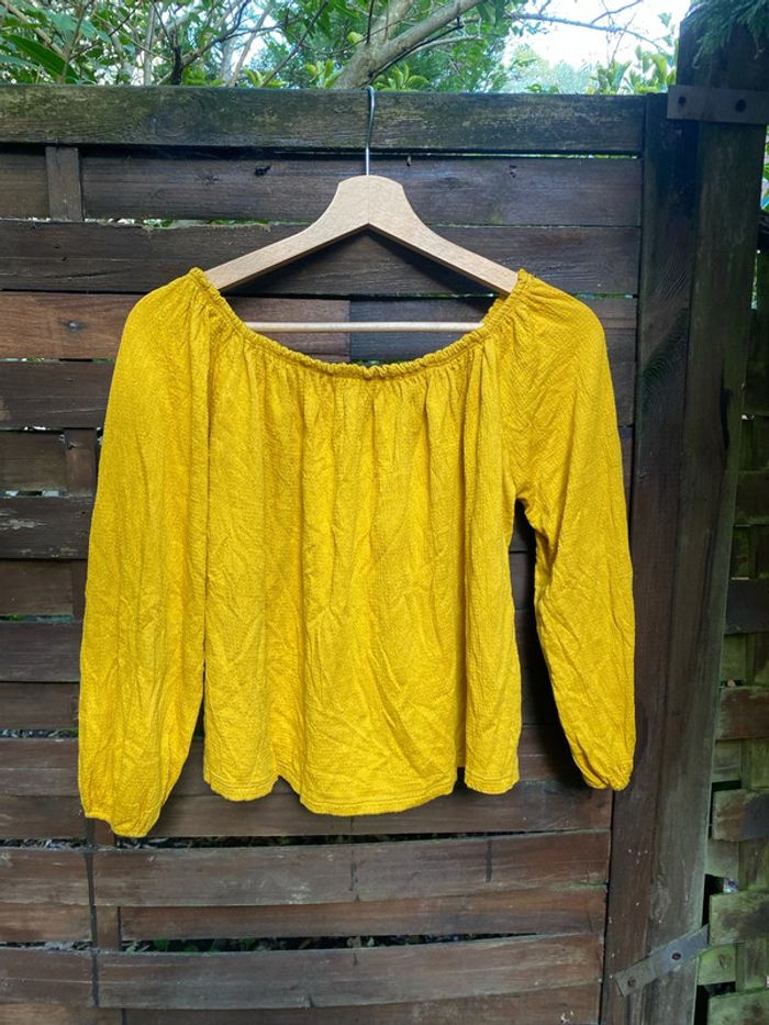 Jolie blouse jaune d’or