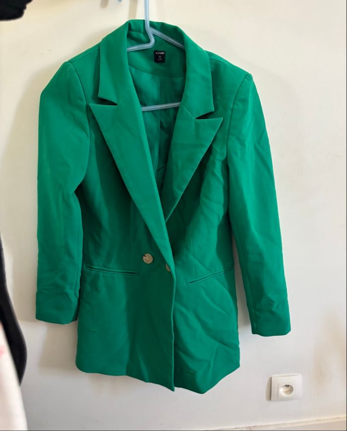 Veste blazer vert - photo numéro 1