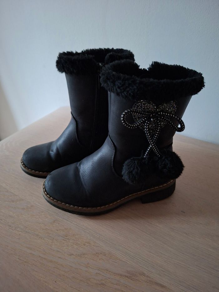 Bottines avec pompons