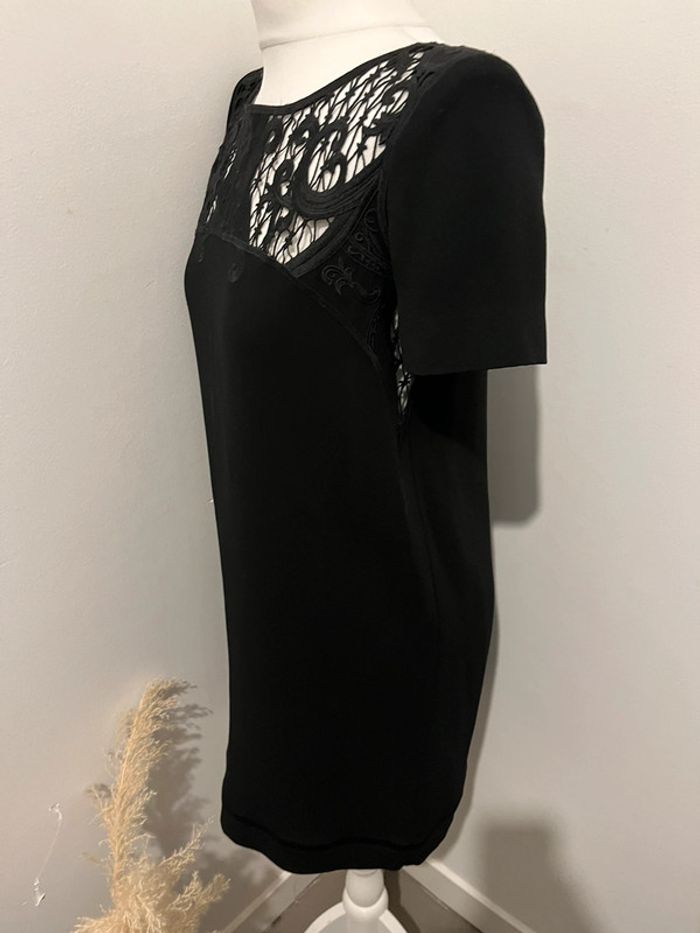 Robe noire et dentelle the Kooples S comme neuve - photo numéro 4
