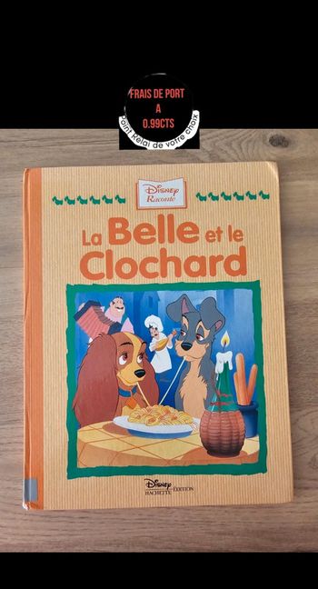 La belle et le clochard- disney livre cartonné