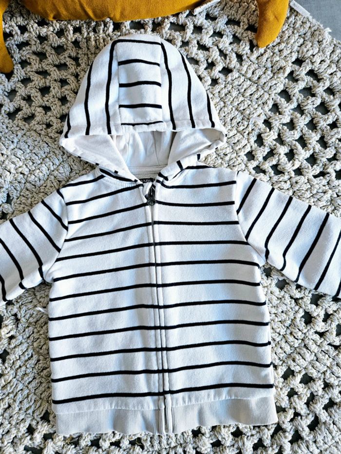 Boy: gilet à capuche Kiabi 24 mois - photo numéro 2