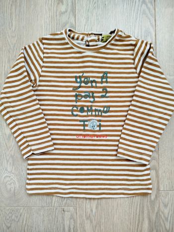 Pull rayé garçon tape à l'oeil 36 mois