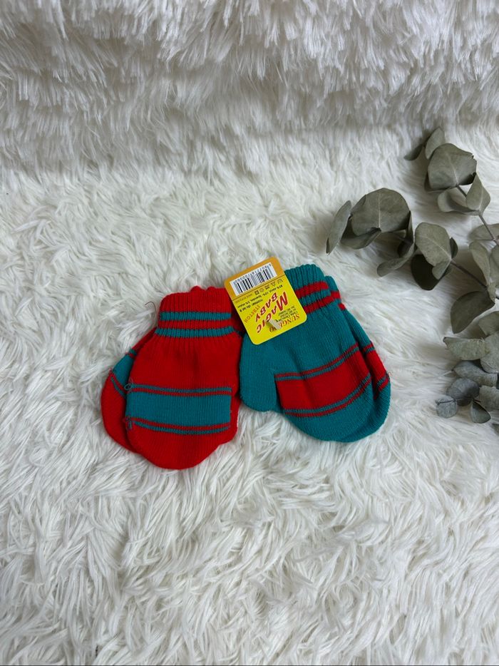 Lot de 2 paires de moufles Magic Baby