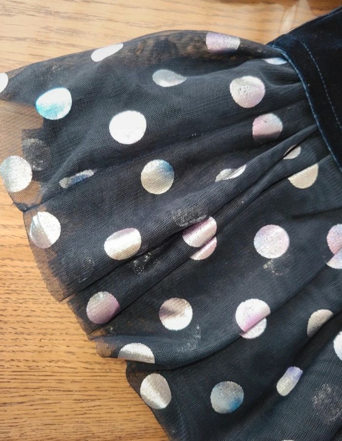 Robe de Noël effet velours 6mois - photo numéro 2