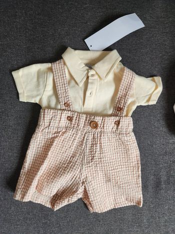 Ensemble short tee shirt neuf 3 mois