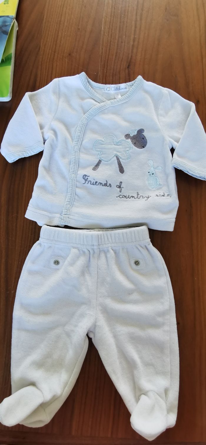 Pyjama 2 pièces 1 mois