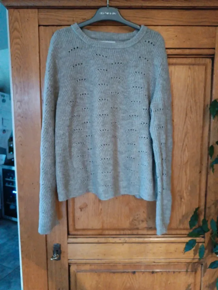 Pull femme marron clair Only - photo numéro 4