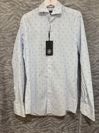 Roy Robson - Chemise à motifs, Blanche, taille M