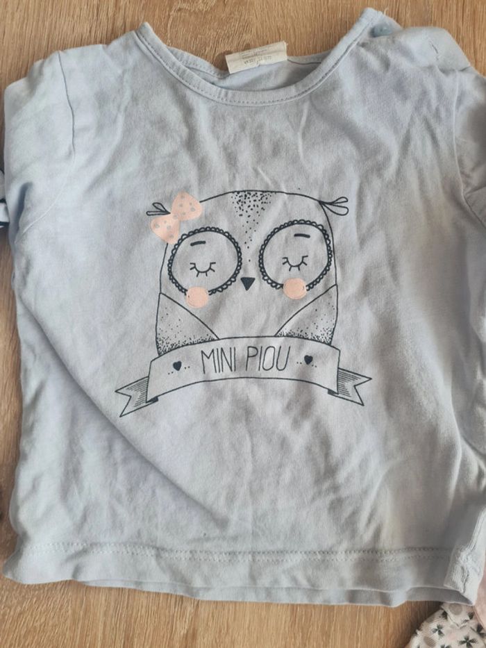 Lot T-shirt ML 6 mois - photo numéro 6