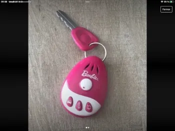 Rare Porte clés sonore barbie vintage