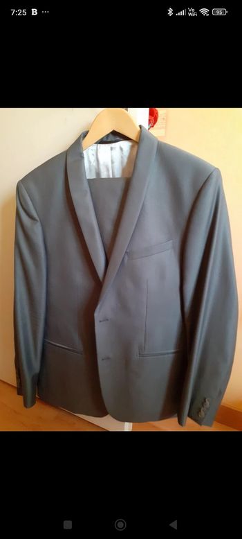 Costume gris 2 pieces