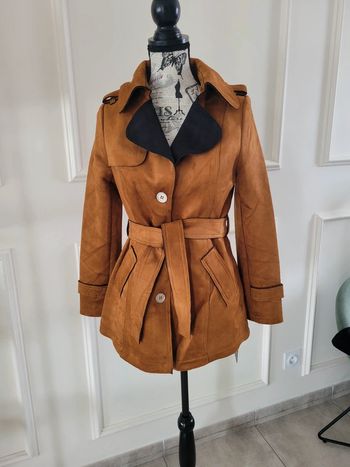 Trench effet daim L