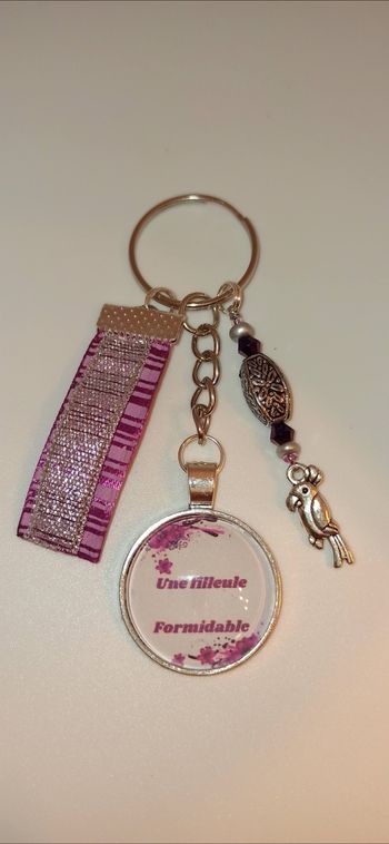 Porte clé filleule "filleule formidable"