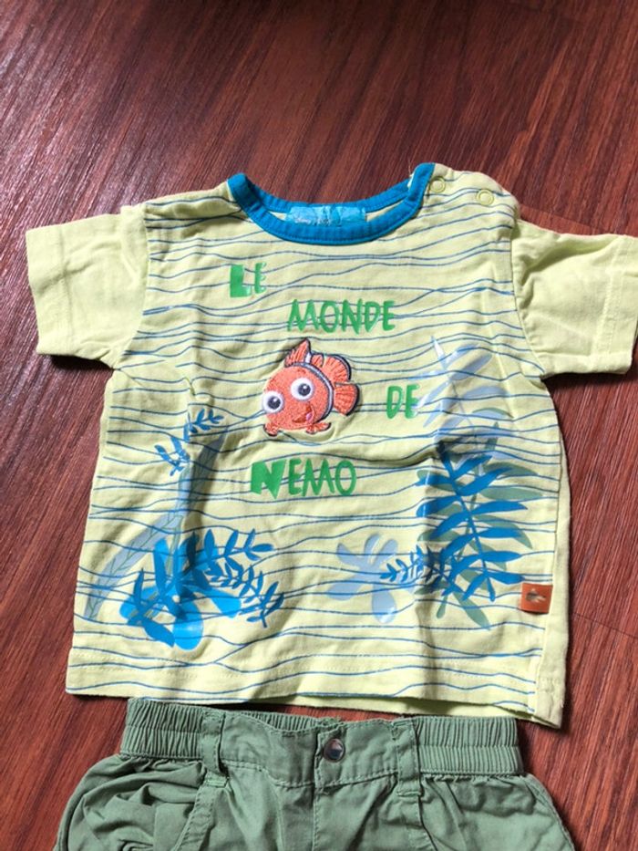 Ensemble short tee-shirt Nemo - photo numéro 2