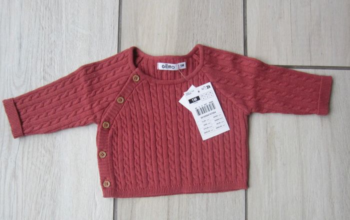 Cache/coeur taille 1 mois