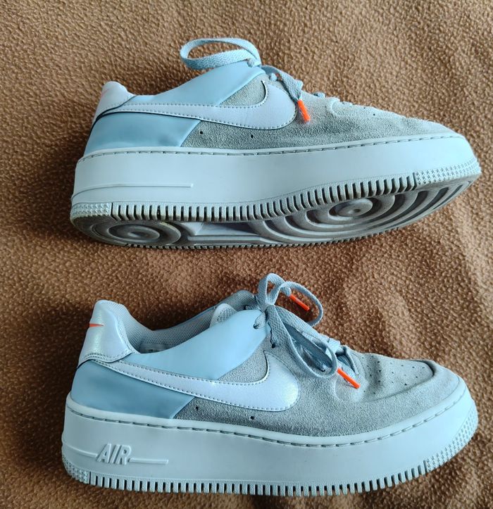 Basket femme Nike Air AF1 Sage low bleu ciel gris 40,5 - photo numéro 2